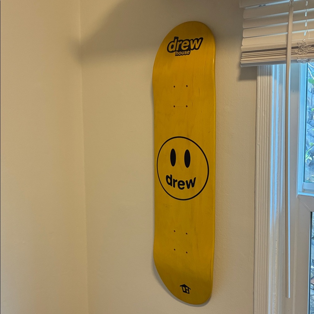 Drew House x Bieber Yellow Mascot Skateboard Deck - Picture 2 of 7